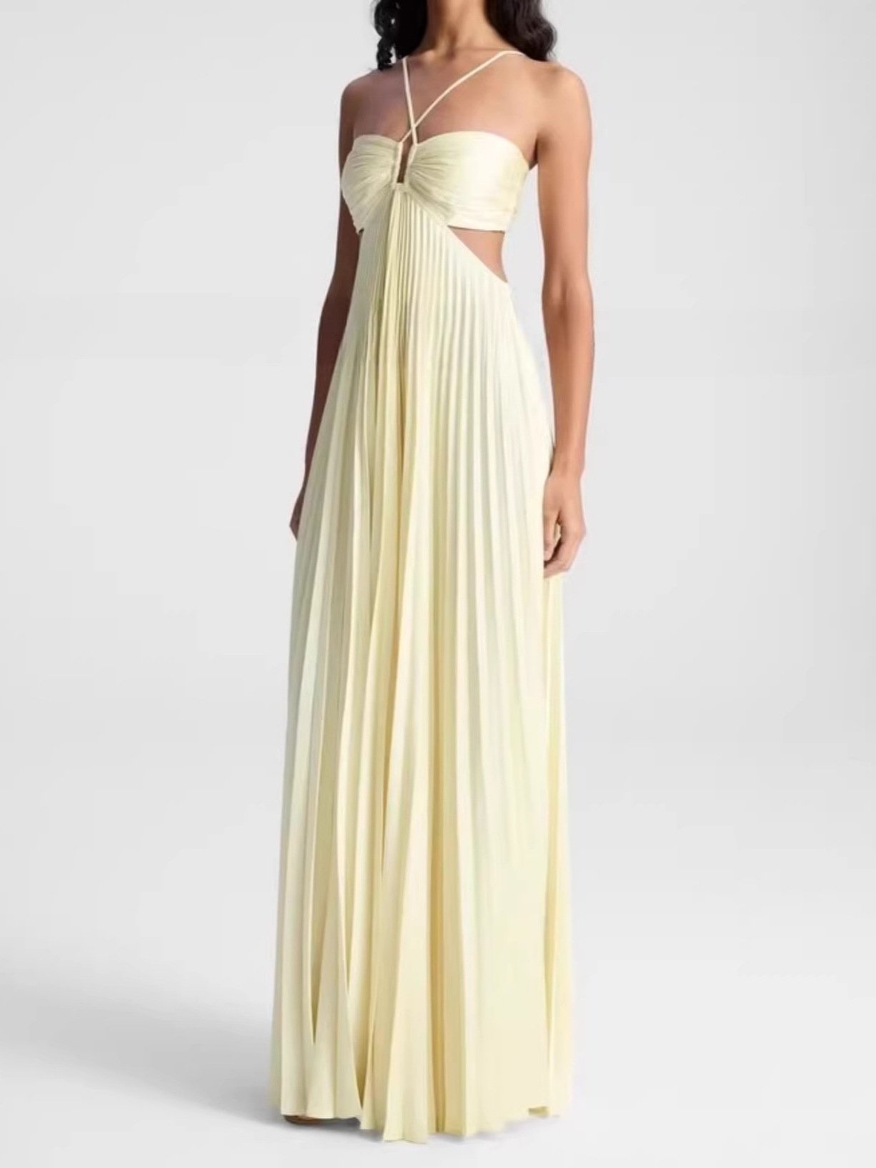 Yellow Halter Neck Dress - Image 4