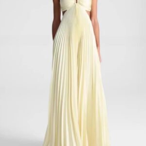 Yellow Halter Neck Dress