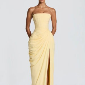 Elegant One Shoulder Evening Gown