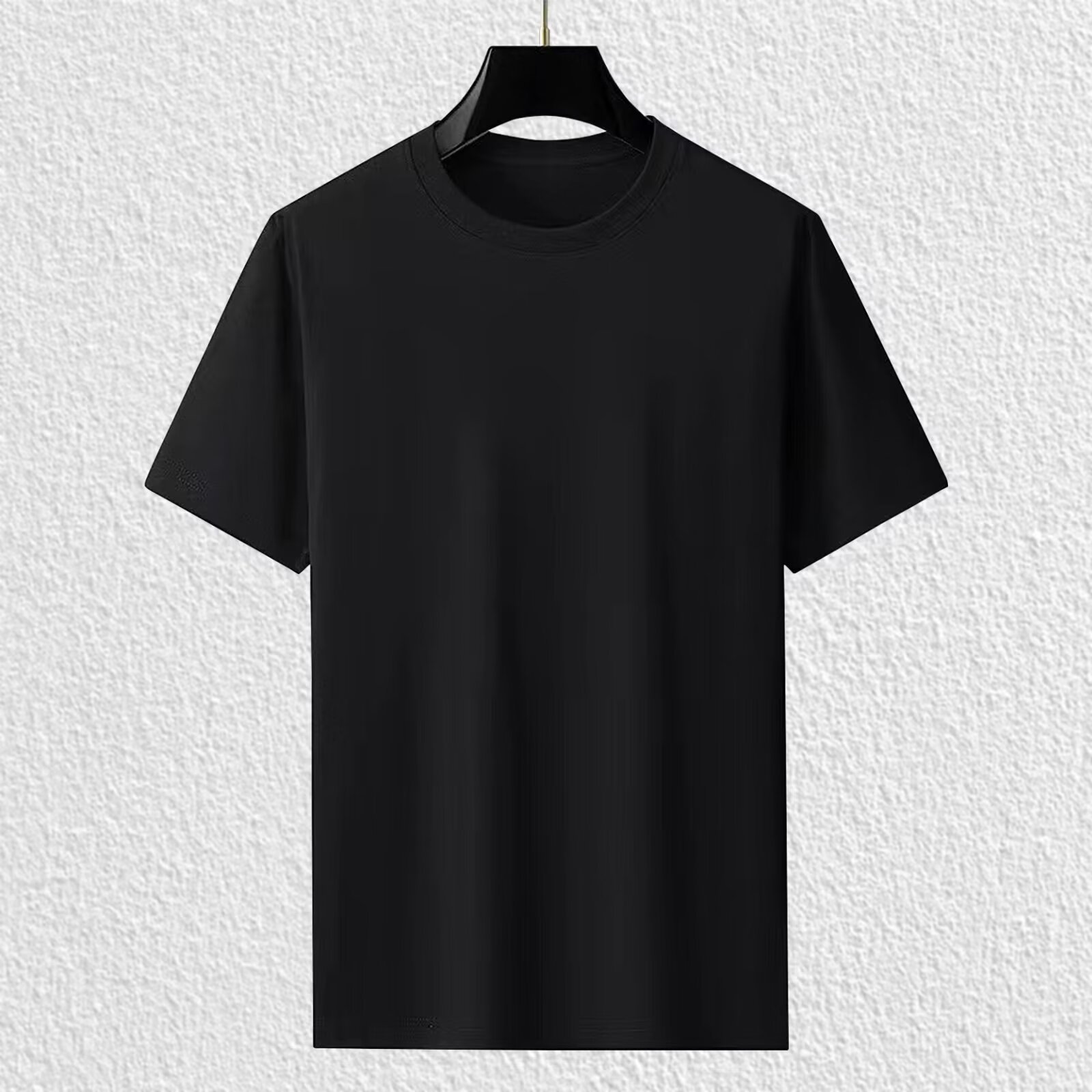 Solid Color Cotton Short Sleeve T-Shirts - Image 2