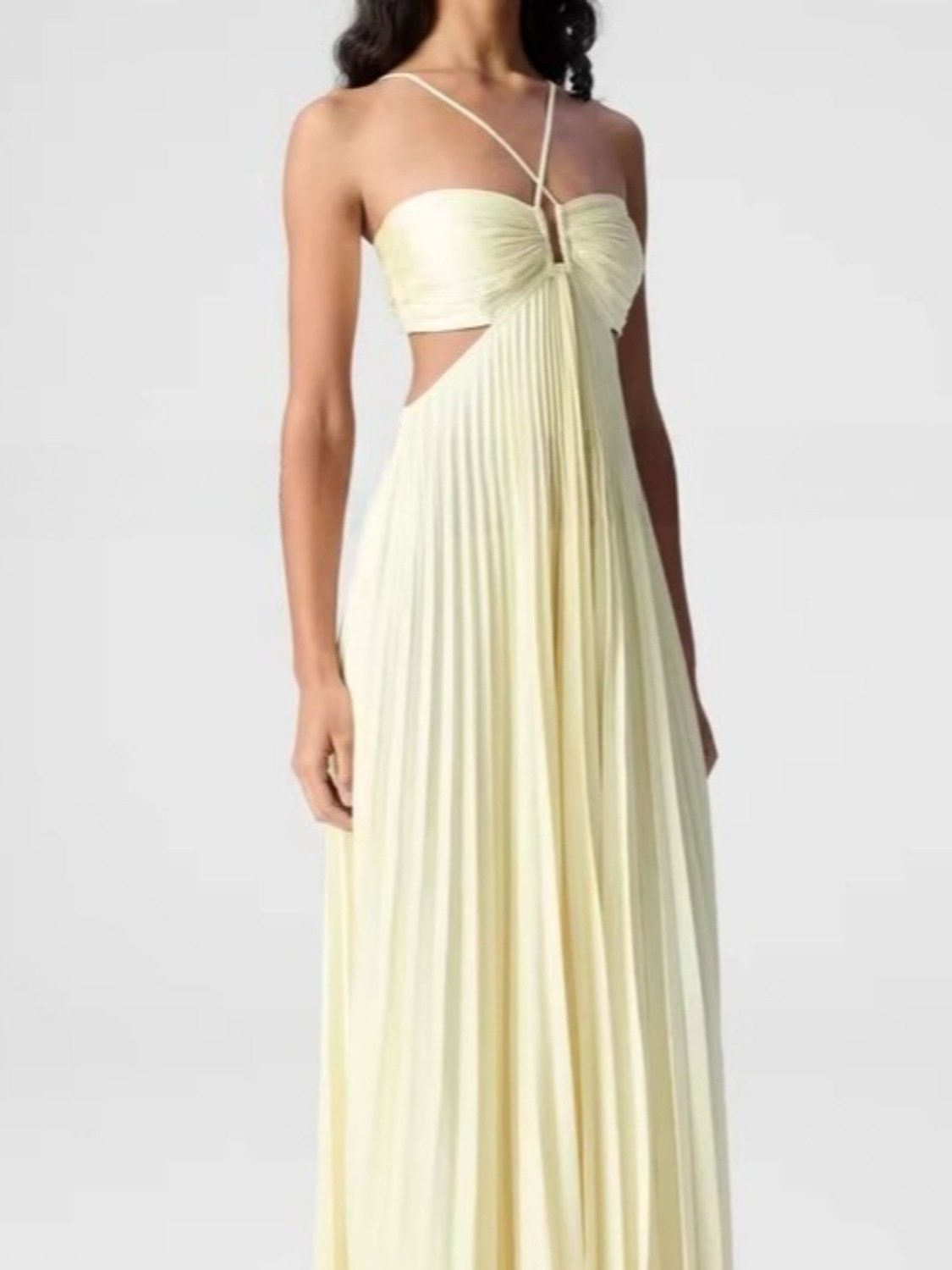 Yellow Halter Neck Dress - Image 5