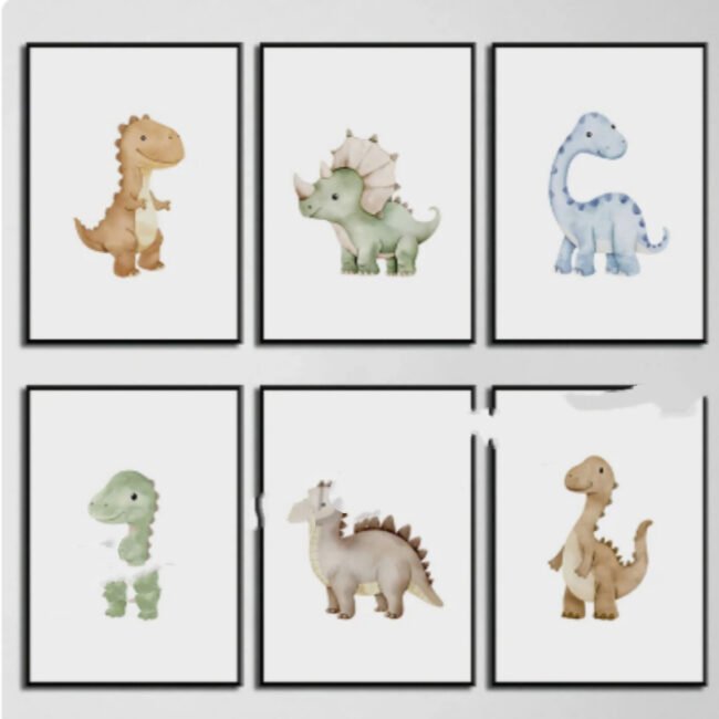 Room Decorative Kindergarten Wall Oil Paintings Printed Artworks
