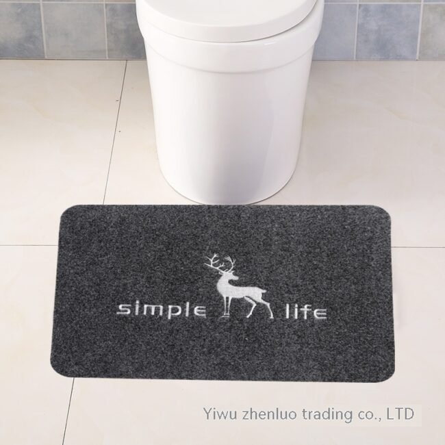 Polyester Fiber Bathroom Nonslip Carpet
