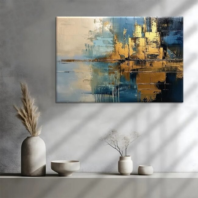 Abstract Modern Painting Living Room Master Handmade Oil Paintings For Home