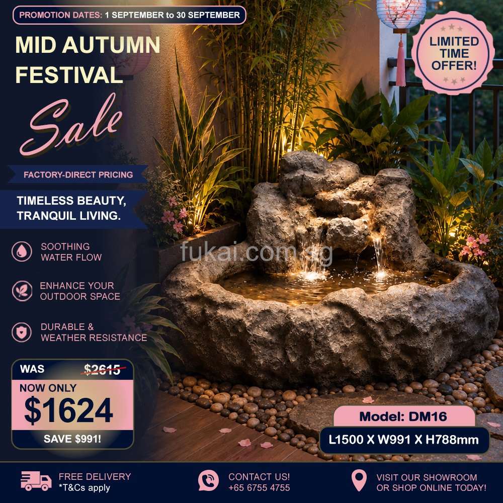 Model DM16 Water Feature