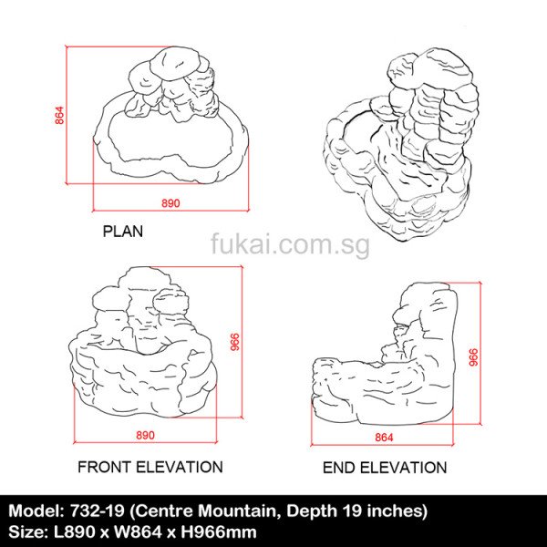 Model 732 Water Feature - Image 3