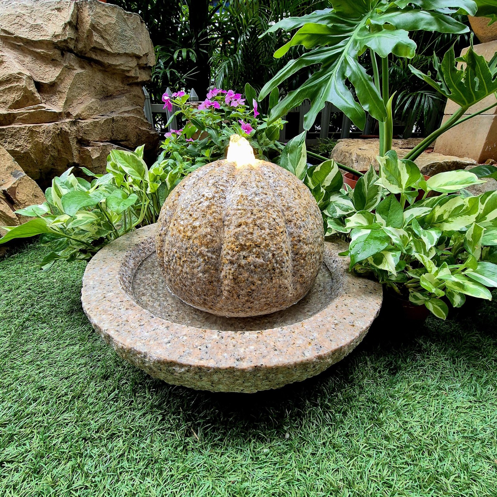 Surrounded with Wealth Granite Water Feature